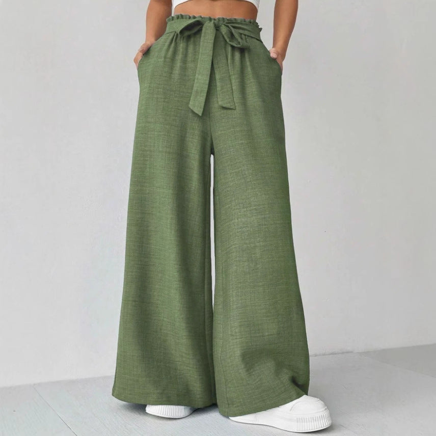 Damen Weite Hosen Drune