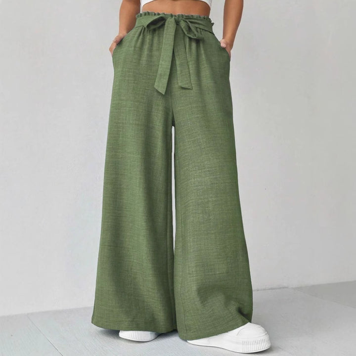 Damen Weite Hosen Drune