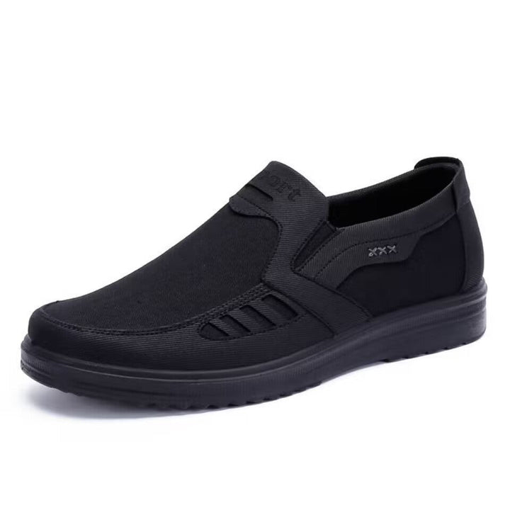 Damen sportliche Slip-On Sneakers mit atmungsaktivem Mesh-Obermaterial Drune