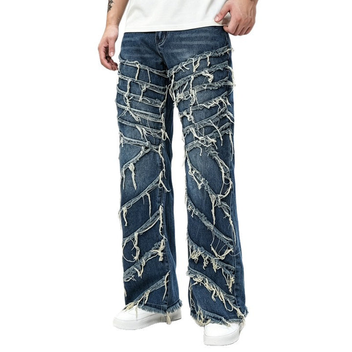 Damen Trendige Ripped Jeans Drune