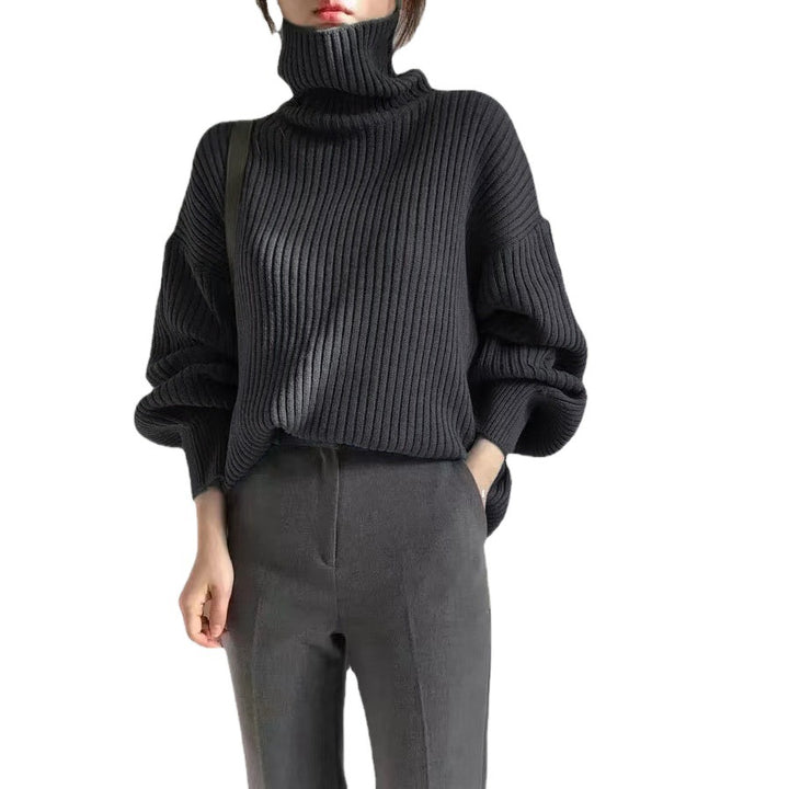 Damen Kuscheliger Rollkragenpullover Drune
