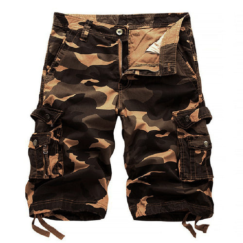 Herren Cargo-Shorts mit Mehrfachtaschen-Nutzungsdesign Drune