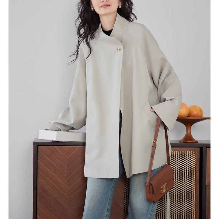 Damen Weit geschnittene Jacke mit modernen Details Drune