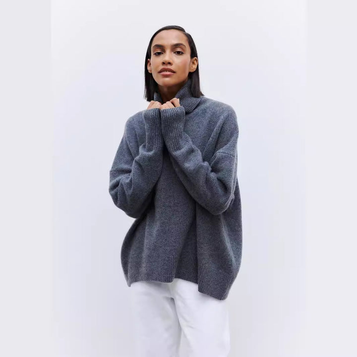 Damen Turtleneck-Pullover Drune