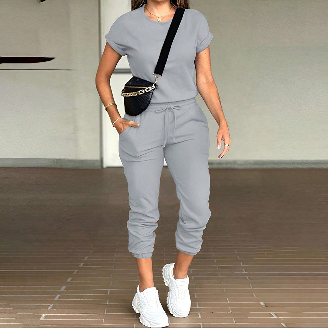 Damen Jogginganzug mit lässigem Schnitt und praktischen Taschen Drune
