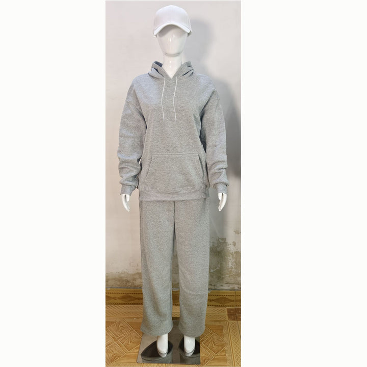 Damen nan kuscheliges Oversize Hoodie und weite Jogginghose Set Drune