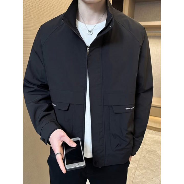 Herren Modische Slim-Fit Übergangsjacke Drune