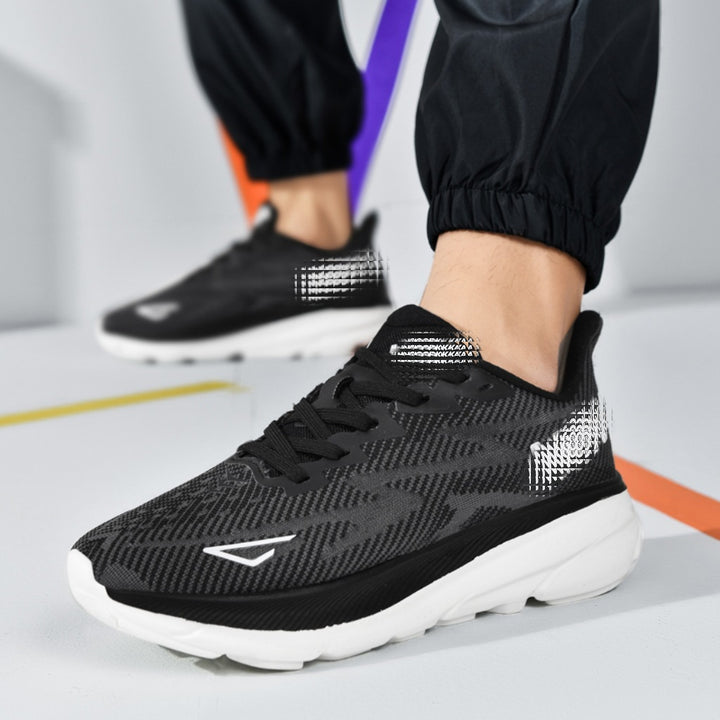 Unisex leichte Straßen-Trainingsschuhe mit gewebtem Performance-Obermaterial und dämpfender Dual-Layer-Zwischensohle Drune
