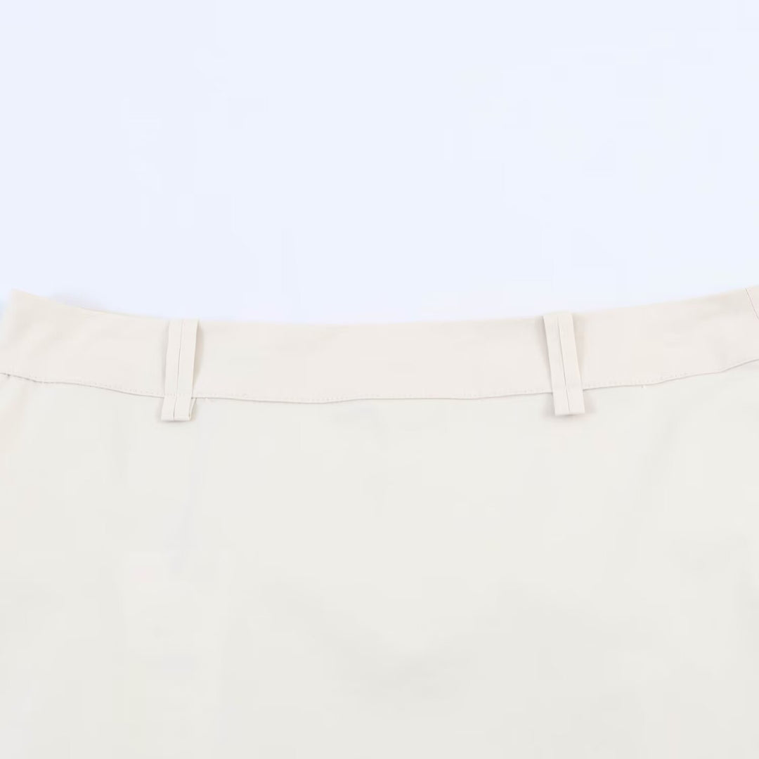Damen Bleistiftrock mit feiner Spitze und elegantem Bund Drune
