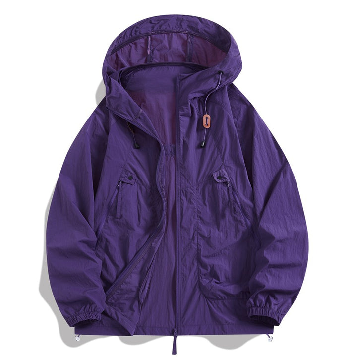 Damen Leichte Funktionsjacke mit Kapuze