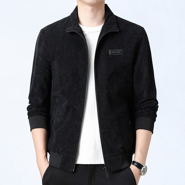 Herren Modische Steppjacke mit kragen Drune