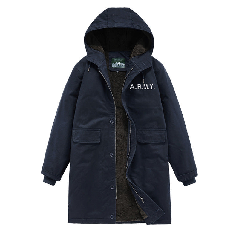 Herren Lange Parkajacke Drune