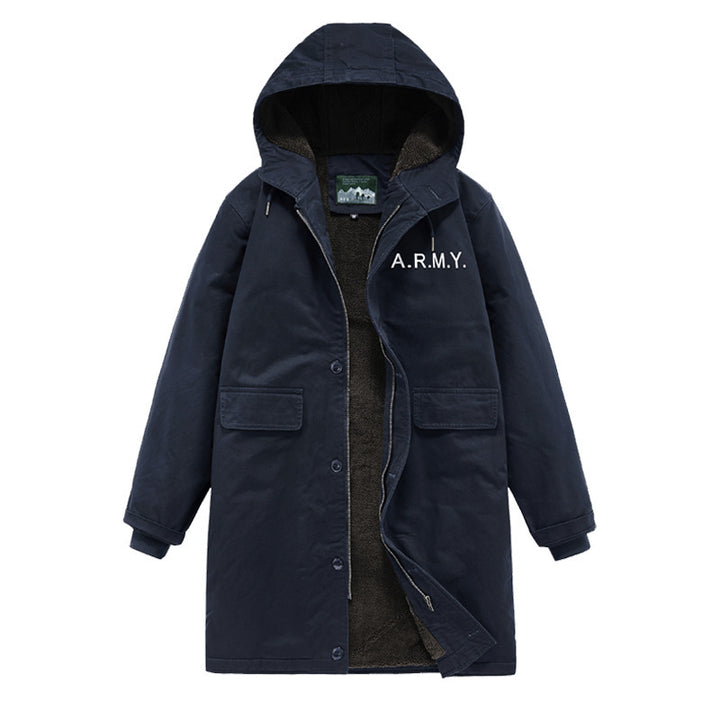 Herren Lange Parkajacke Drune