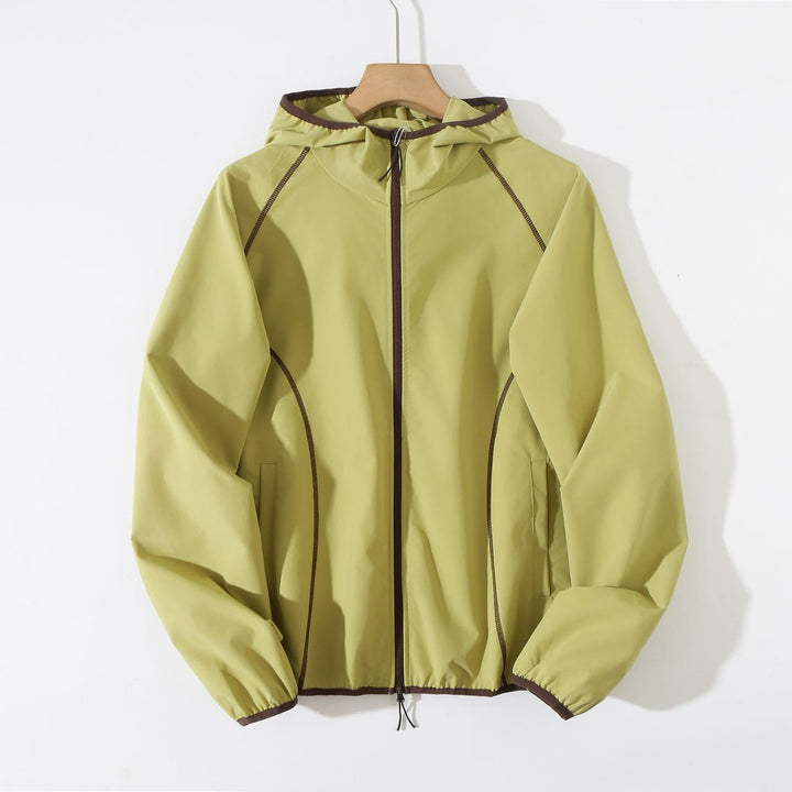 Damen leichte Windjacke mit innovativem Kapuzendesign Drune
