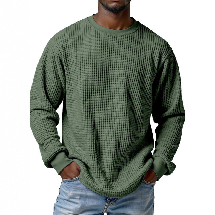 Herren Urbaner Pullover mit Waffelstruktur Drune