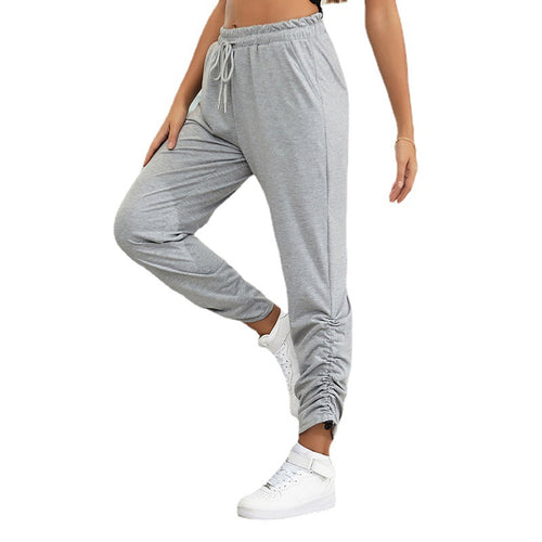 Damen Jogginghose mit stylischem Rüschendetail Drune