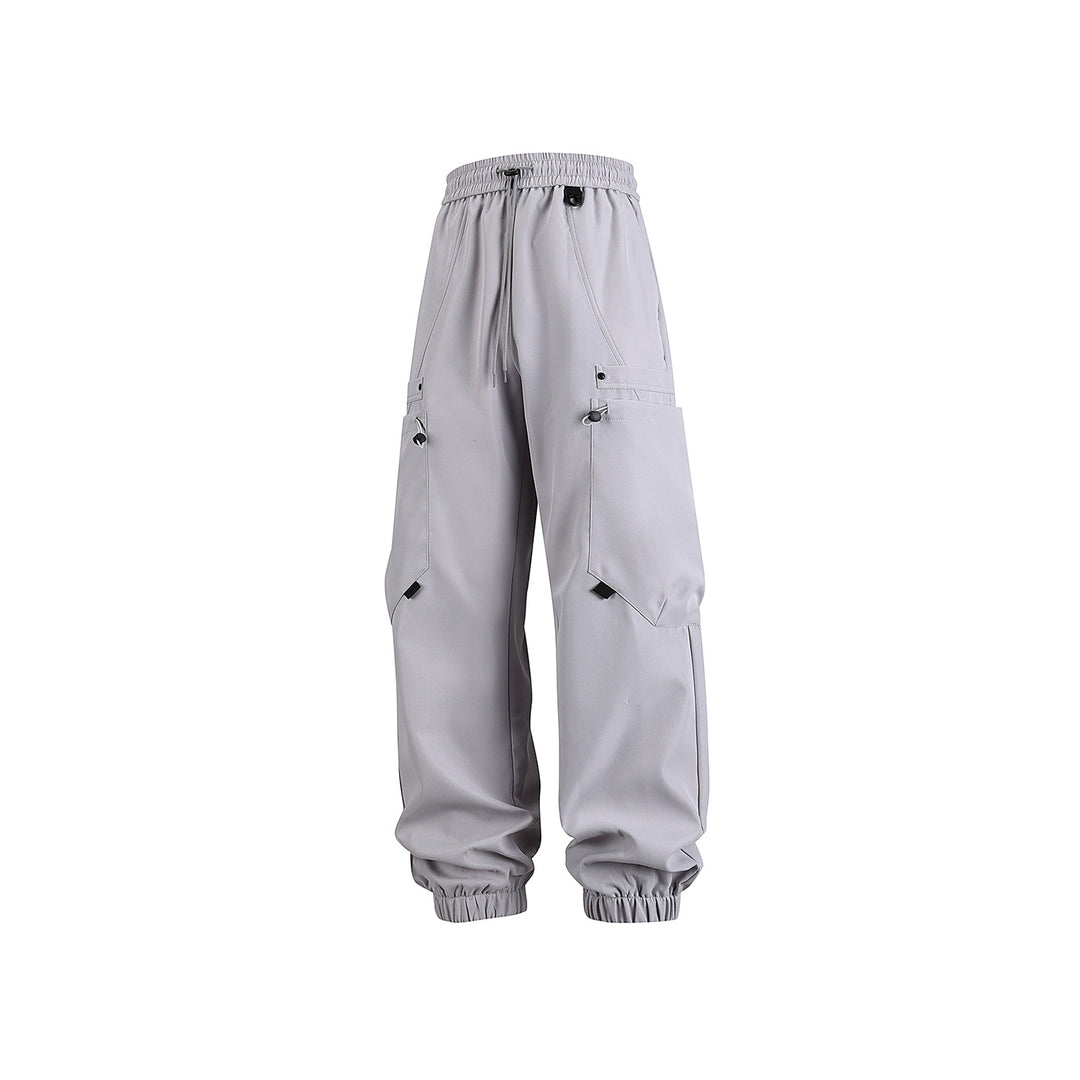 Herren Technische Cargo-Jogginghose mit elastischem Tunnelzugbund und multifunktionalen Klapptaschen Drune