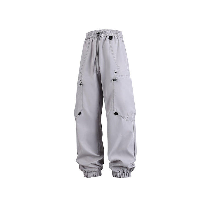 Herren Technische Cargo-Jogginghose mit elastischem Tunnelzugbund und multifunktionalen Klapptaschen Drune