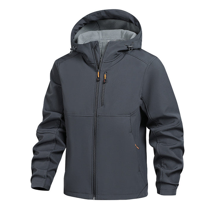 Herren Praktische und Stylische Übergangsjacke mit Kapuze Drune