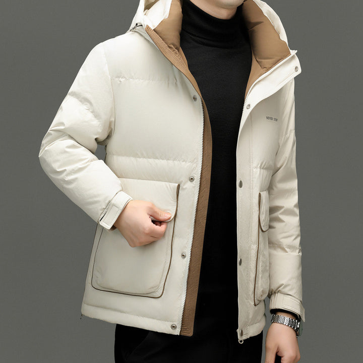 Herren isolierte Funktionsjacke mit hohem Kragen und praktischen Taschen Drune