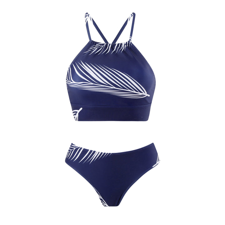 Damen Bikini-Set mit floralem Design und schickem Wickelrock Drune