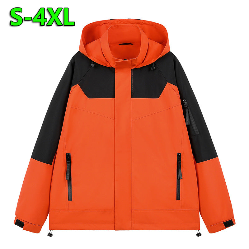Herren Wasserabweisende technische Urban-Hoodiejacke mit ergonomischer Kapuze, verdecktem Reißverschluss und nahtverdeckten Utility‑Taschen Drune