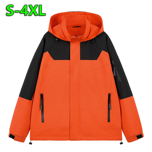 Herren Wasserabweisende technische Urban-Hoodiejacke mit ergonomischer Kapuze, verdecktem Reißverschluss und nahtverdeckten Utility‑Taschen Drune