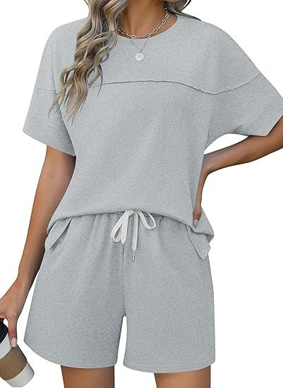 Damen lässiges Sport-Outfit mit elastischem Bund und praktischen Taschen Drune