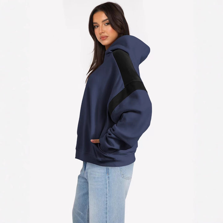 Drune | Kapuzensweatshirt mit Kontrasttasche