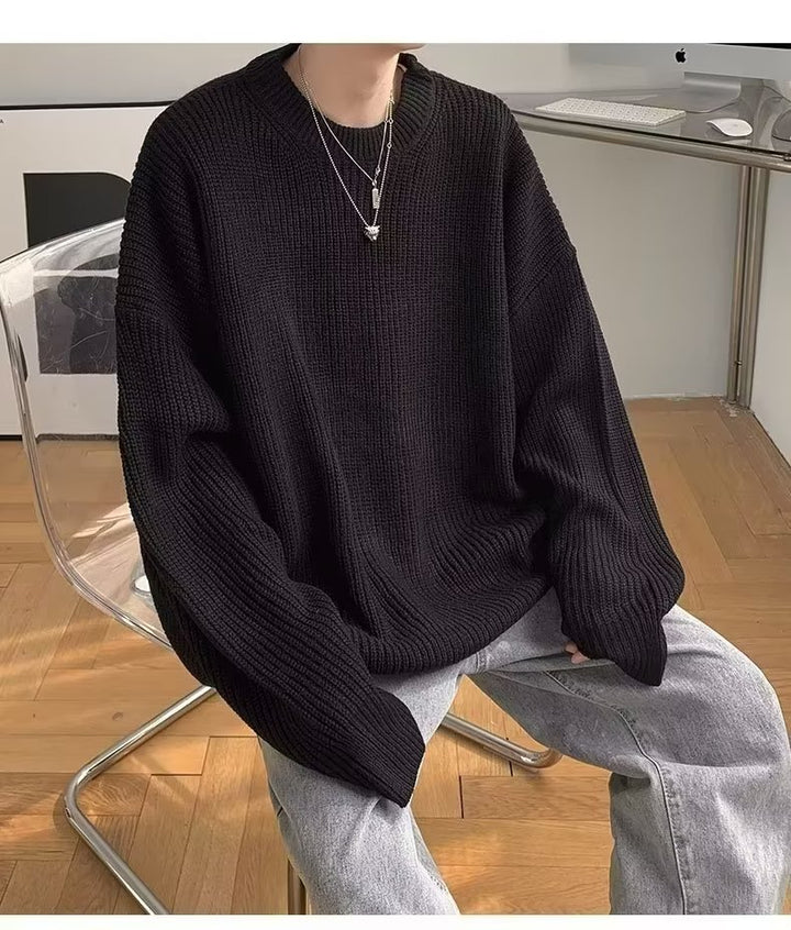 Damen Modischer Grobstrickpullover mit lässiger Passform Drune