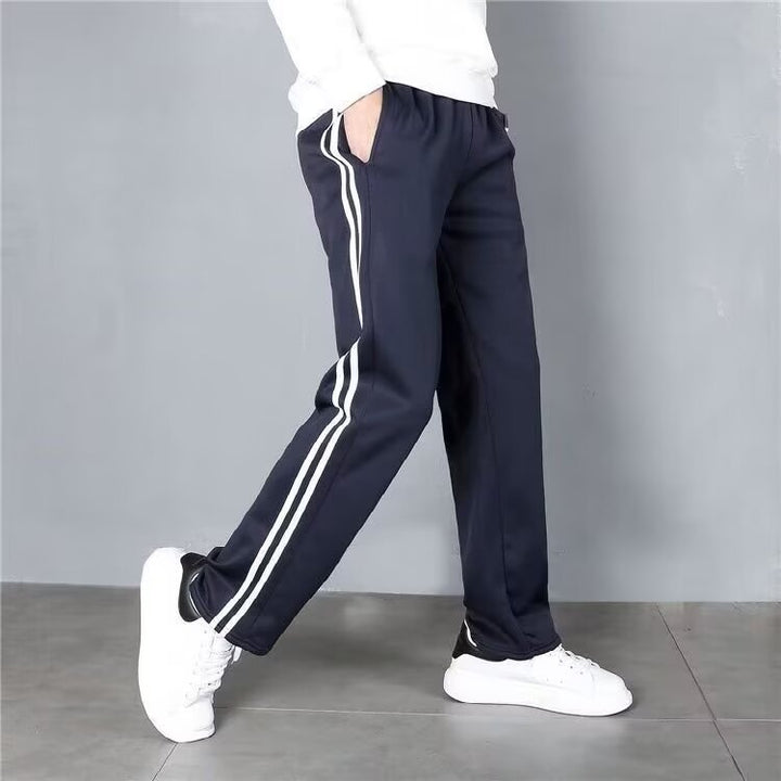 Herren Sportliche Trainingshose mit seitlichen Streifen Drune