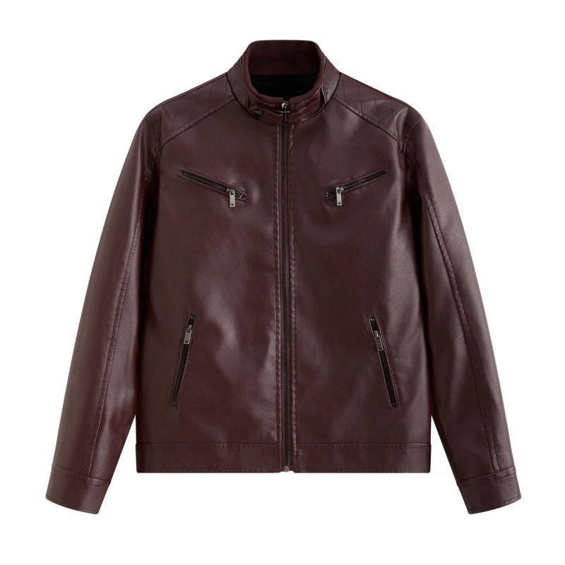 Herren Stilvolle Motorradjacke Drune