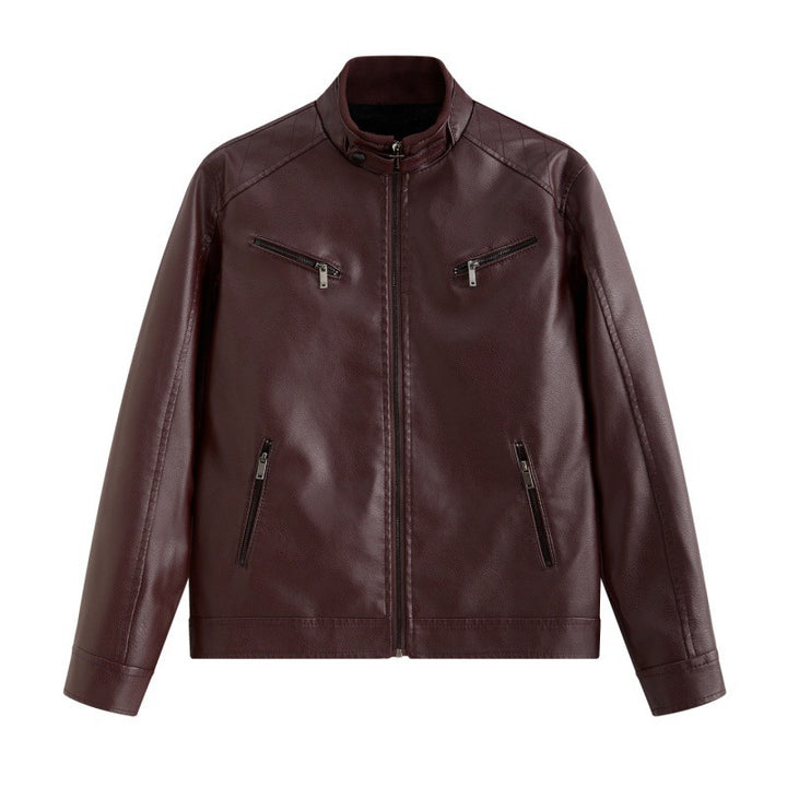 Herren Stilvolle Motorradjacke Drune