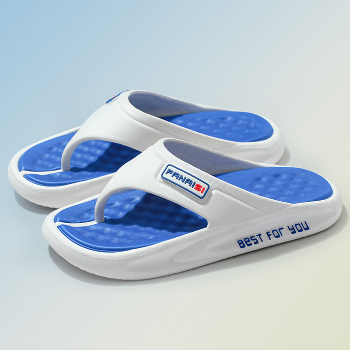 Herren Bequeme und rutschfeste Badesandalen mit ergonomischem Fußbett Drune