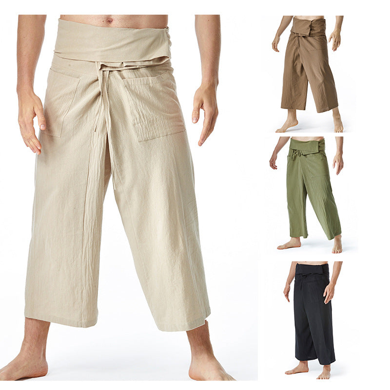 Herren Relaxed Fit Utility Wickelrock Drune