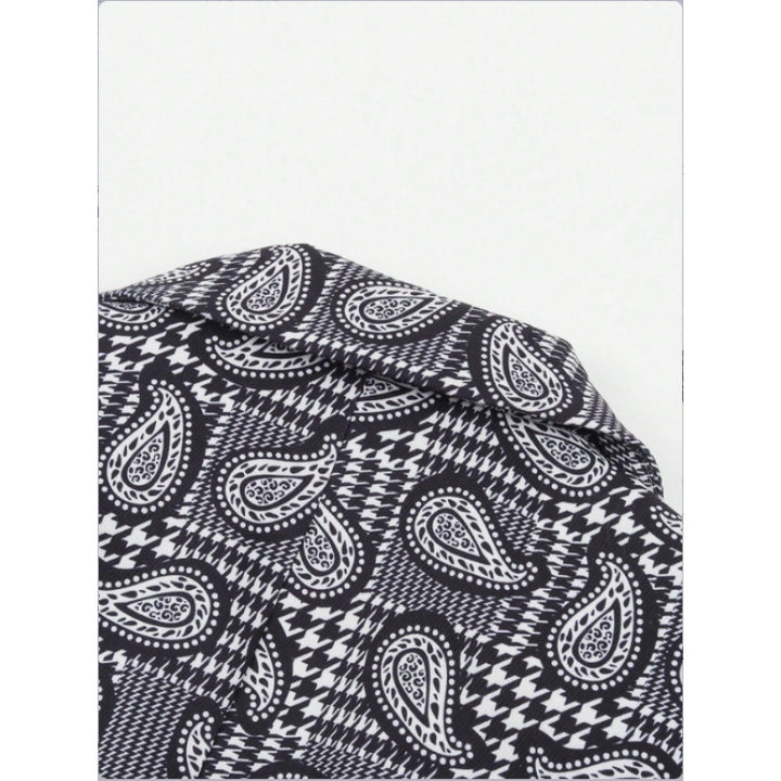 Damen Blazer mit modischem Paisleymuster und tailliertem Schnitt Drune