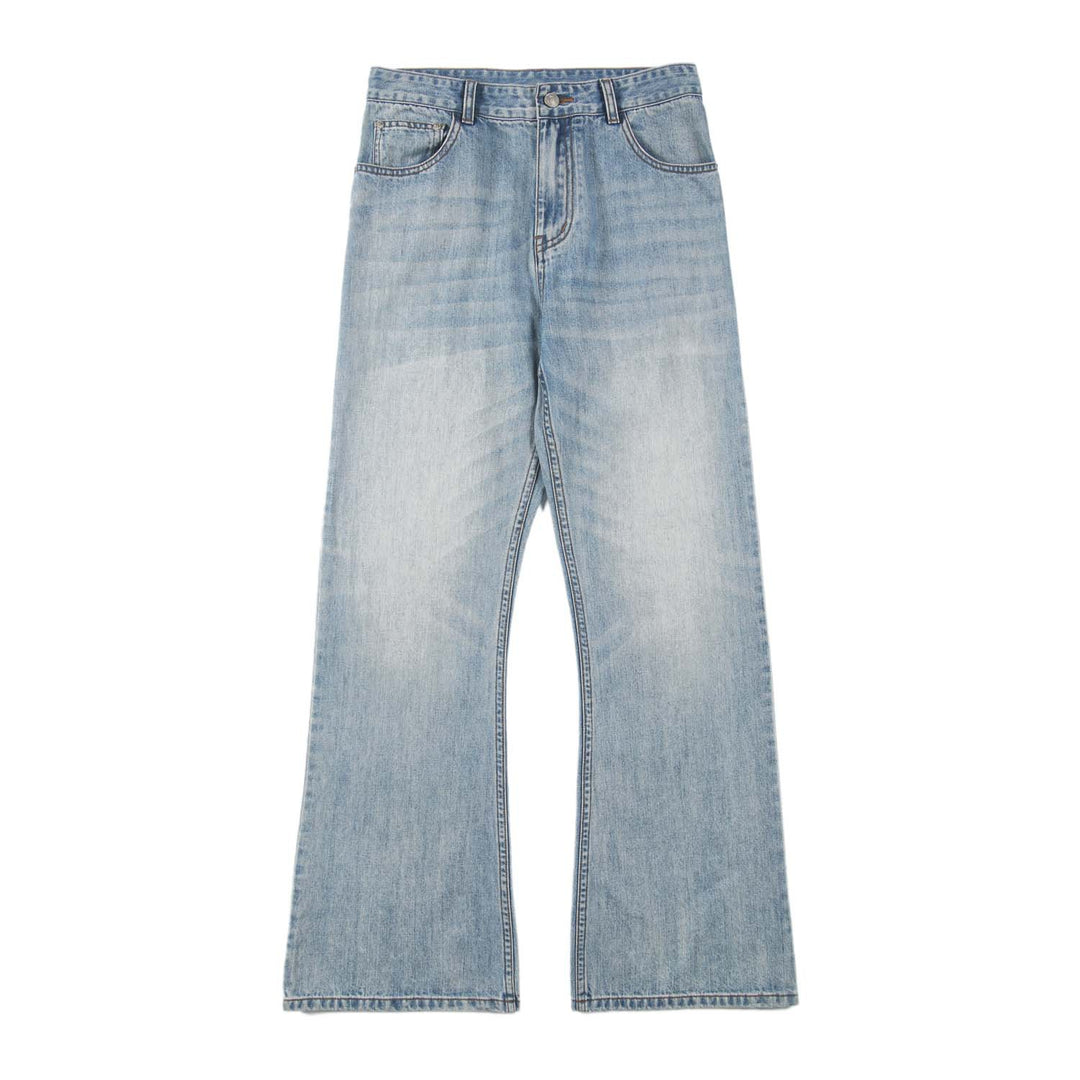 Herren Ausgestellte Vintage-Jeans mit weitem Bein, tiefem Bund und extra langer Länge Drune