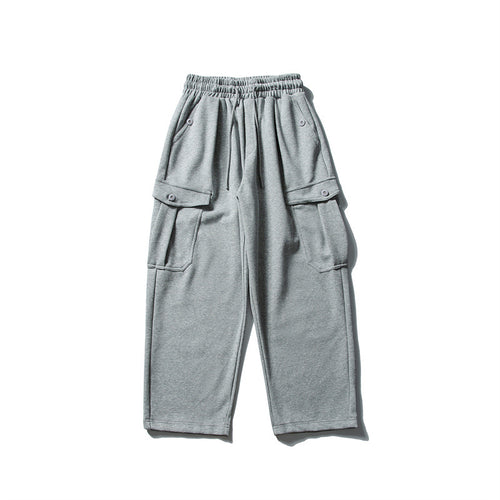 Herren Relaxed-Fleece-Cargohose mit elastischem Kordelbund und Utility-Taschen Drune
