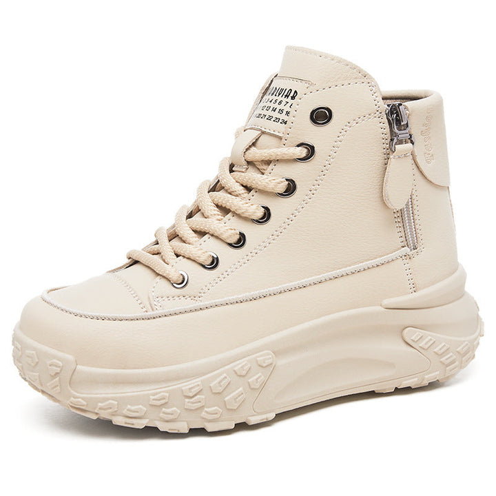 Damen High-Top Sneakers mit wasserabweisender Oberfläche und rutschfester Sohle Drune