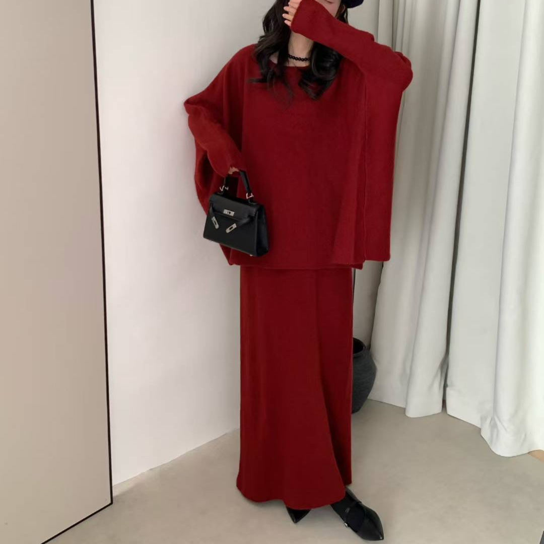 Damen Eleganter Oversized Strickpullover aus weichem Material Drune