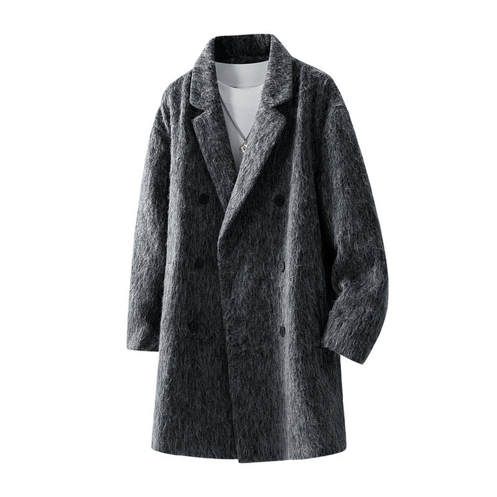Damen Modische Wollmantel Drune