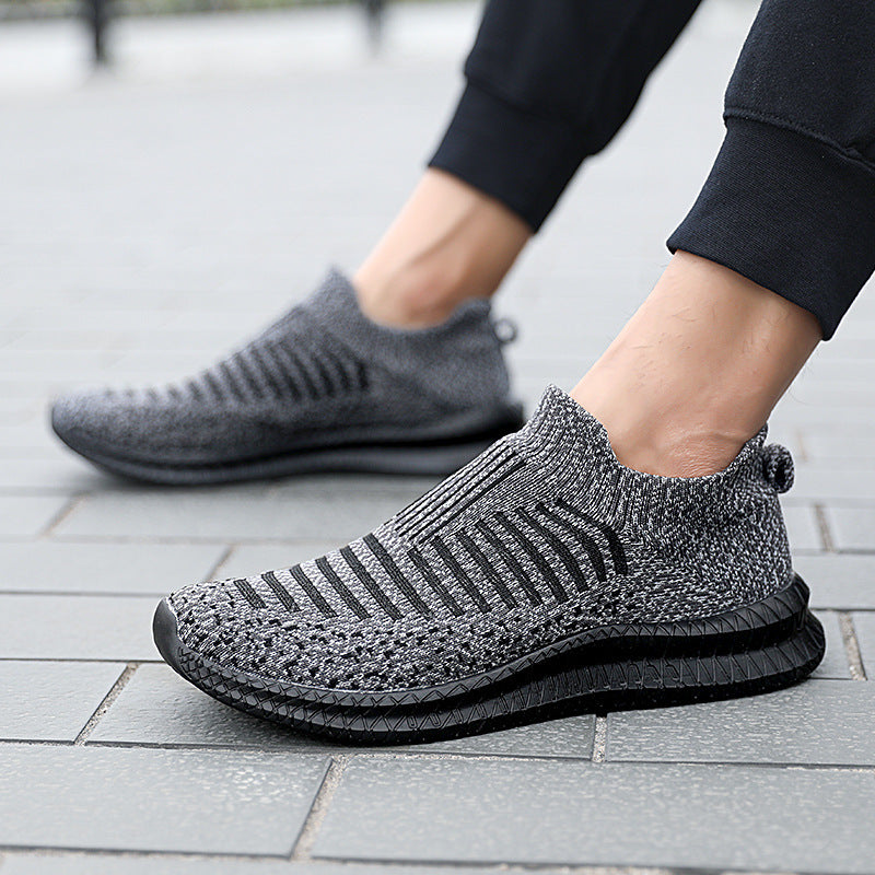 Unisex nan Slip-on Stricktrainer mit formstabilem Sockenschaft, reaktionsfreudiger Leichtsohle und rutschfester Profilkante Drune