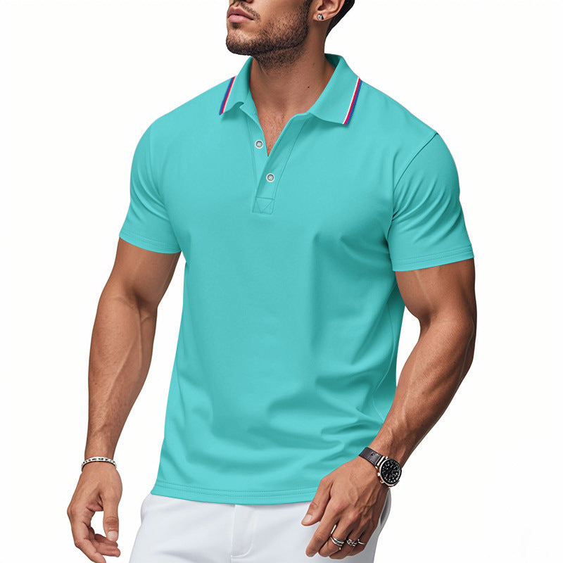 Herren Poloshirt mit modernem Kragen und feuchtigkeitsregulierender Technologie Drune