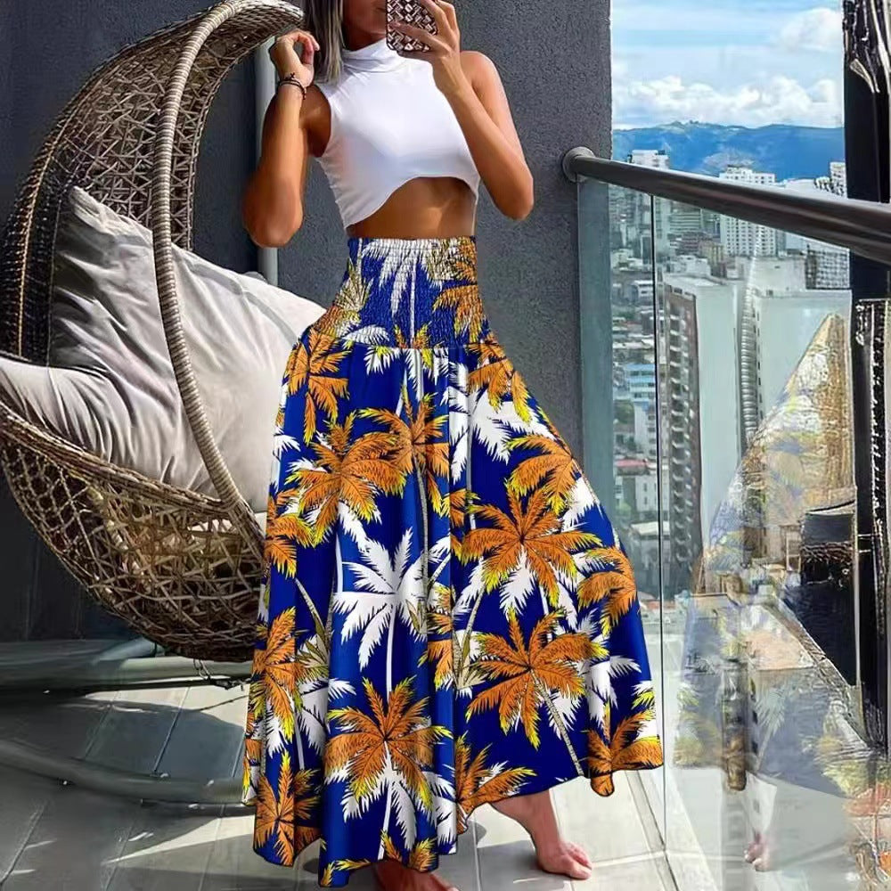 Damen Langer Maxirock mit traumhaftem Mandala-Muster Drune