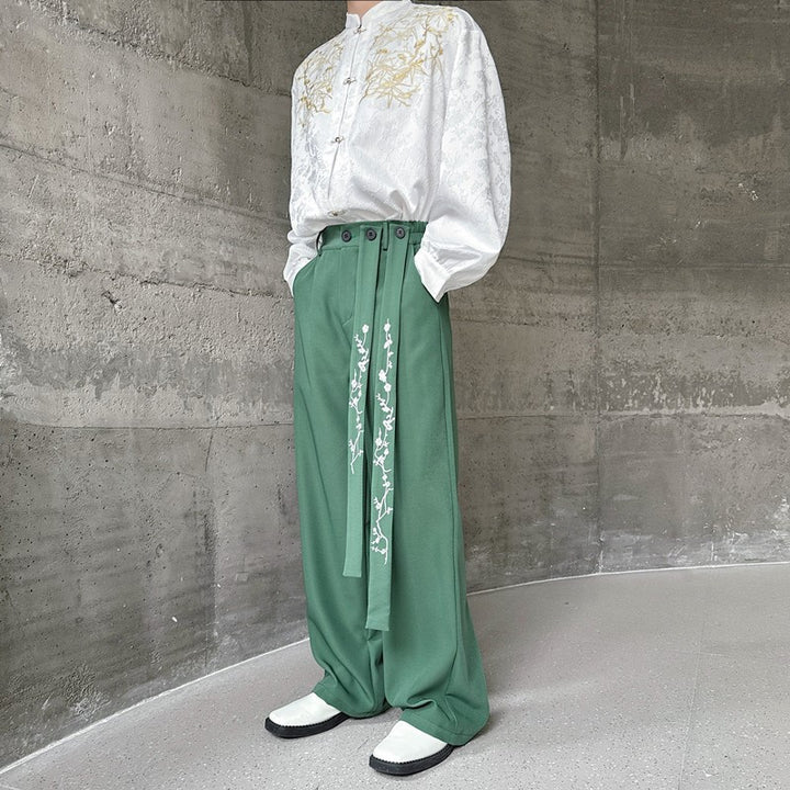 Damen Stylisches Oversized-Hemd mit feiner Stickerei und eleganten Ärmeln Drune