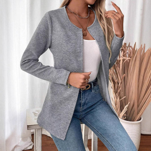 Drune | Einfaches Temperament Pendeln Schlanke Passform Cardigan Jacke Oberbekleidung
