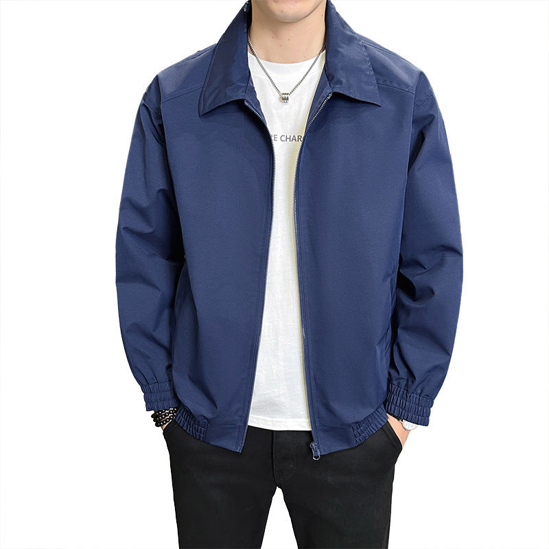 Herren leichtgewichtige Freizeitjacke mit elastischem Bund und praktischen Taschen Drune