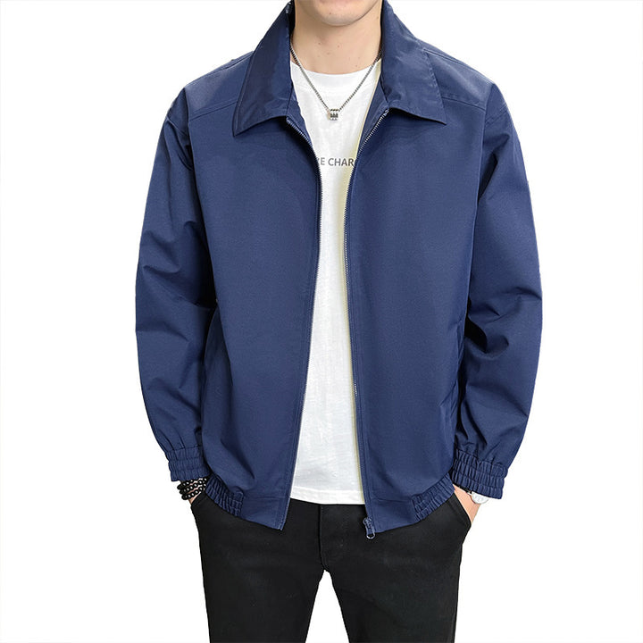 Herren leichtgewichtige Freizeitjacke mit elastischem Bund und praktischen Taschen Drune