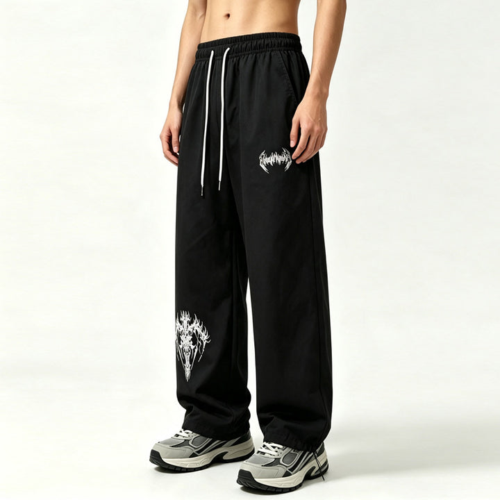 Herren Sportliche Freizeithose mit grafischem Druck Drune