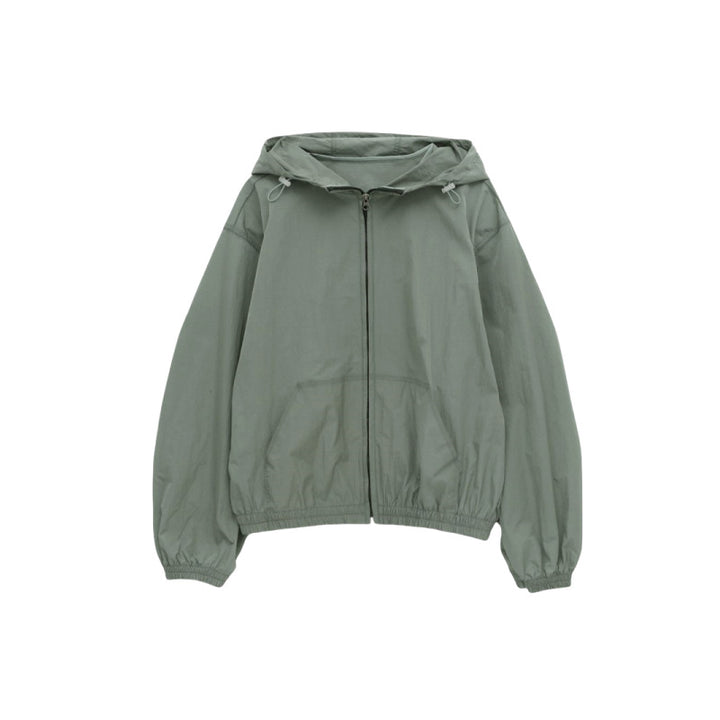 Damen leichte Kapuzenjacke mit verstellbarem Kordelzug Drune
